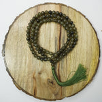 Load image into Gallery viewer, Green Moss Agate Japamala: Growth and Harmony
