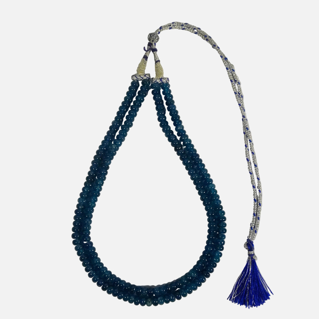 Blue Apatite 2-Layer Necklace – Focus & Inspiration