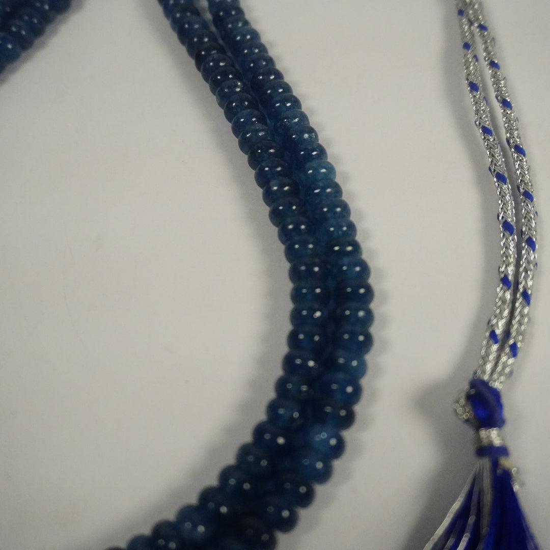 Blue Apatite 2-Layer Necklace – Focus & Inspiration