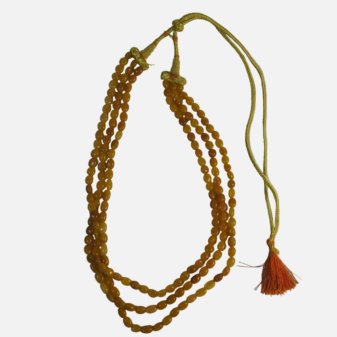 Yellow Aventurine 3-Layer Necklace