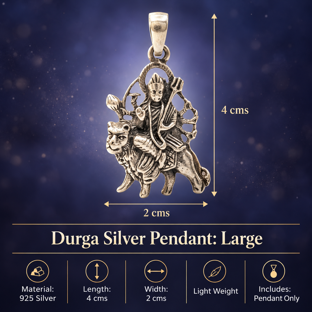 Durga Silver Pendant