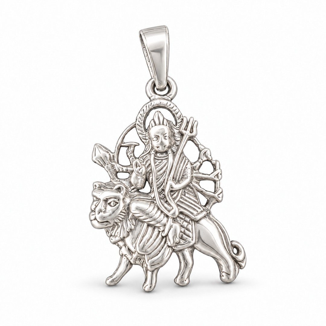 Durga Silver Pendant