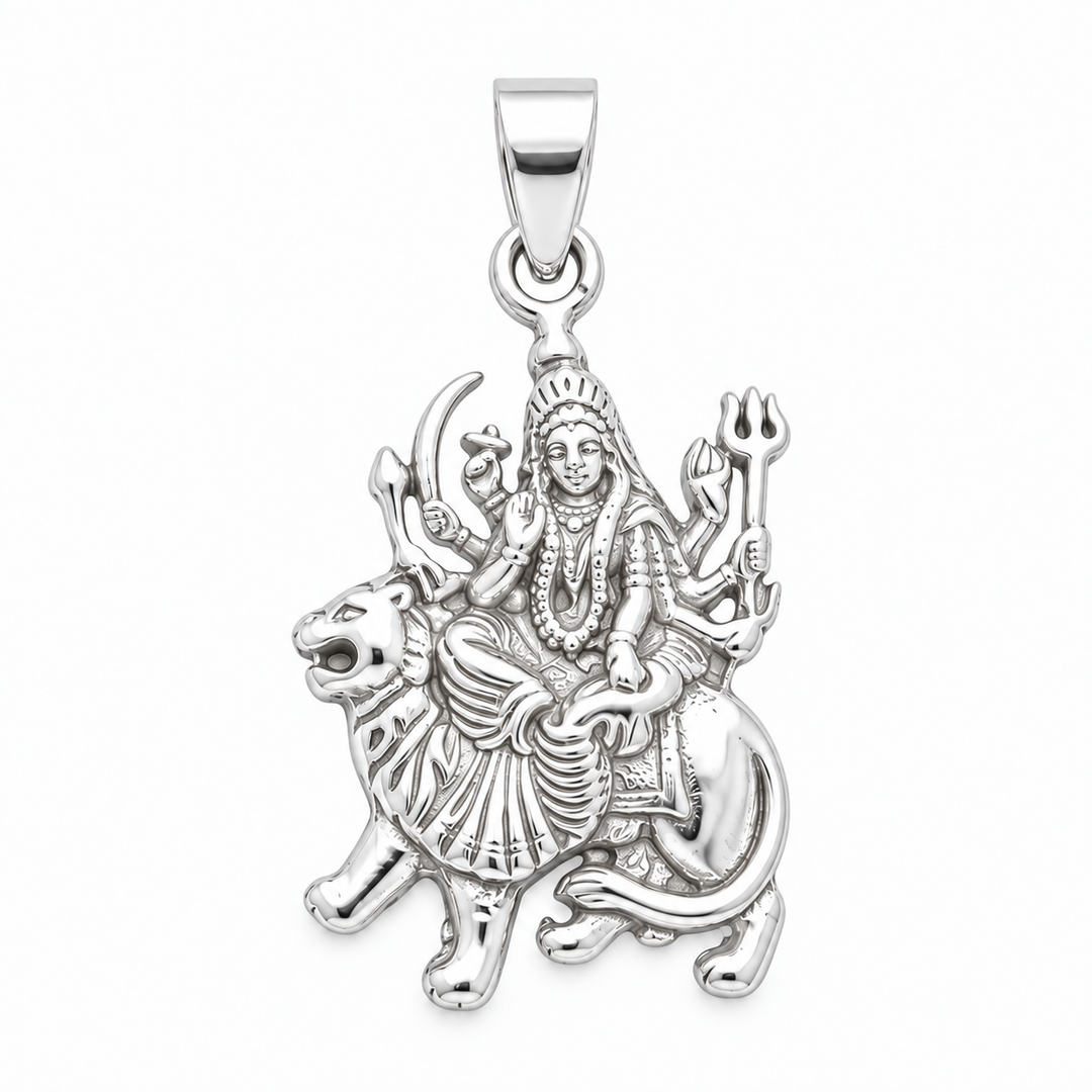 Durga Silver Pendant