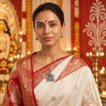 Load image into Gallery viewer, Durga Silver Pendant
