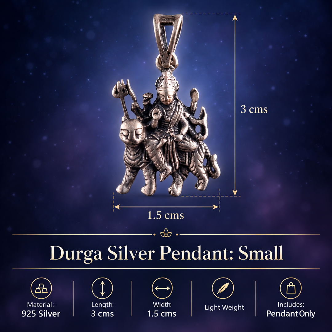 Durga Silver Pendant