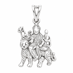 Load image into Gallery viewer, Durga Silver Pendant