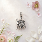 Load image into Gallery viewer, Durga Silver Pendant