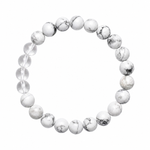 Load image into Gallery viewer, Howlite and Clear Quartz