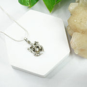 Ganesha Silver Pendant : Modaka Priya (Medium)