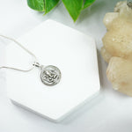 Load image into Gallery viewer, Ganesha Silver Pendant - Round Love Rocks Silver Pendants
