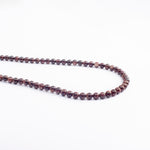 Garnet Japamala - Round Plain Beads 8mm