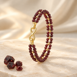 Load image into Gallery viewer, Garnet Bracelet: Quad Pattern