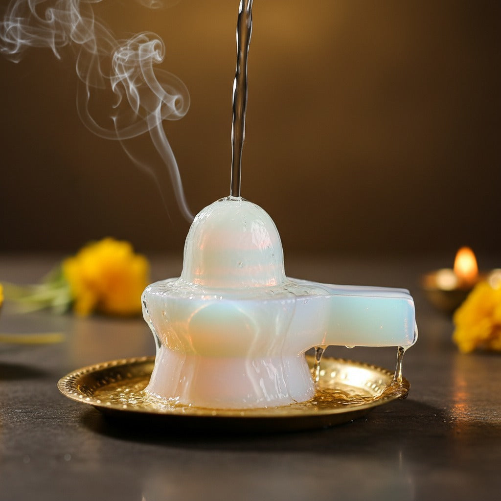 Opalite Jaldhara Shivalingam : 101-150 gms