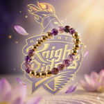 Load image into Gallery viewer, Royal Knight Bracelet - KKR Jersey edition (Auralite &amp; Golden Pyrite)
