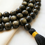 Load image into Gallery viewer, Golden Obsidian Japamala
