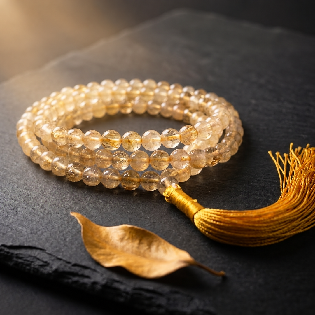 Golden Rutile Japamala
