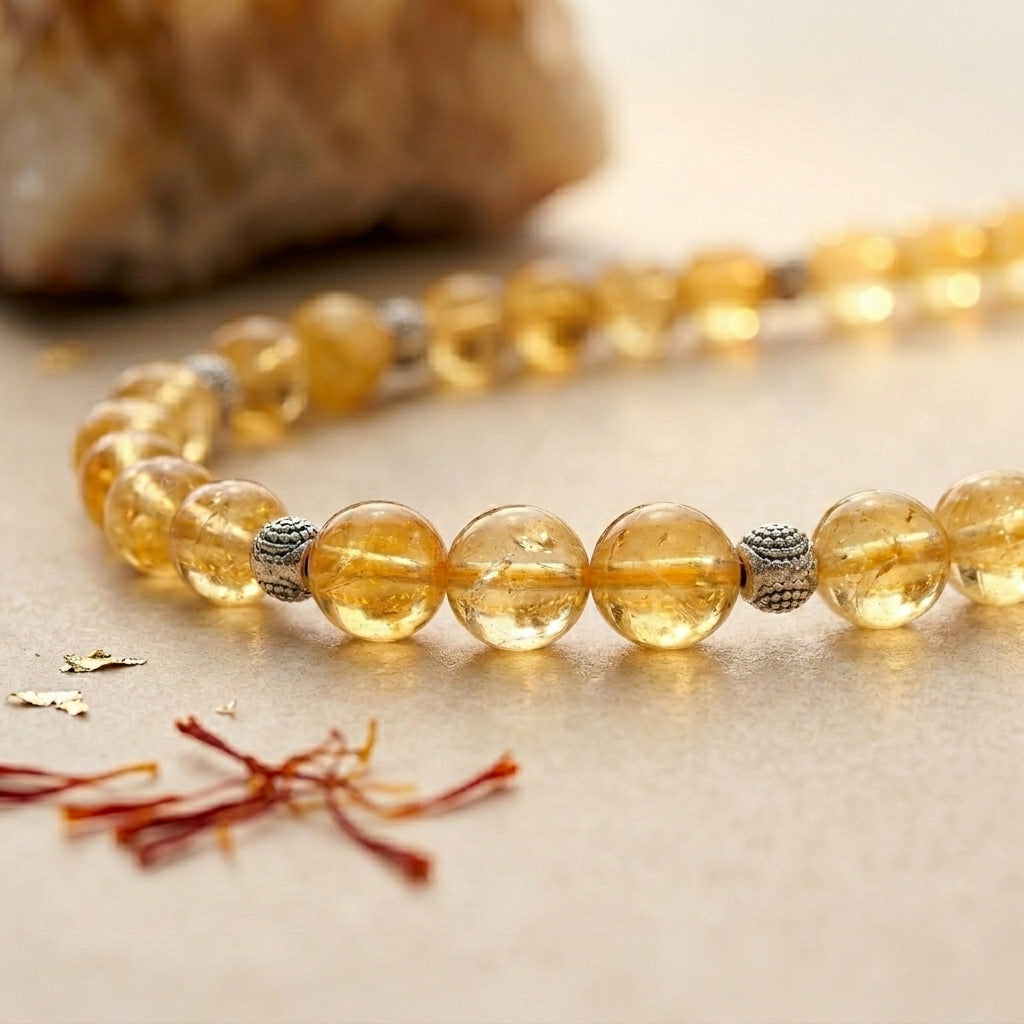 Golden Rutile Neckalce 
