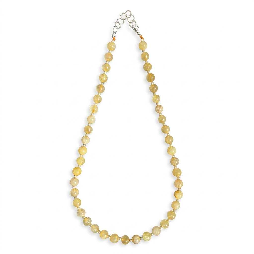 Golden Rutile Office wear Necklace