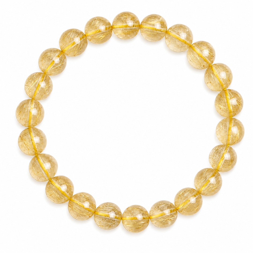 Golden Rutile Quartz Bracelet