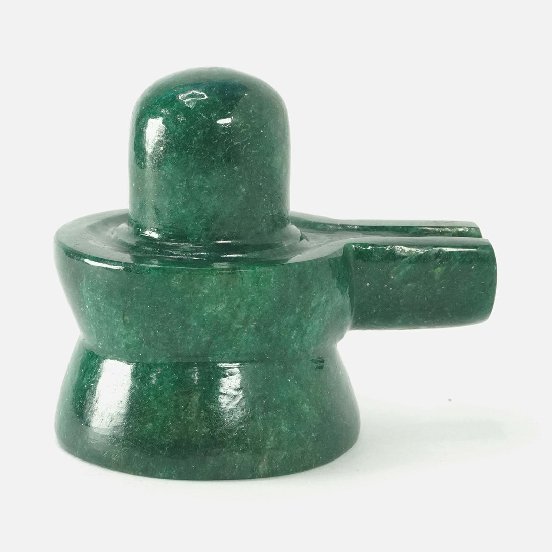 Green Aventurine Jaldhara Shivalingam | 151-200 gms