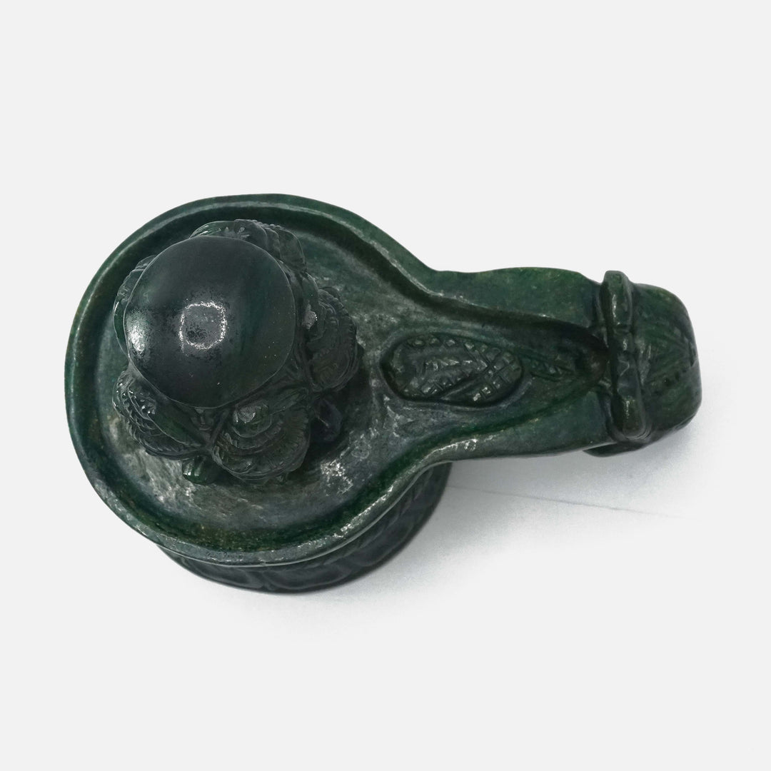 Green Aventurine Jaldhara Shivalingam | 1501-1600 gms