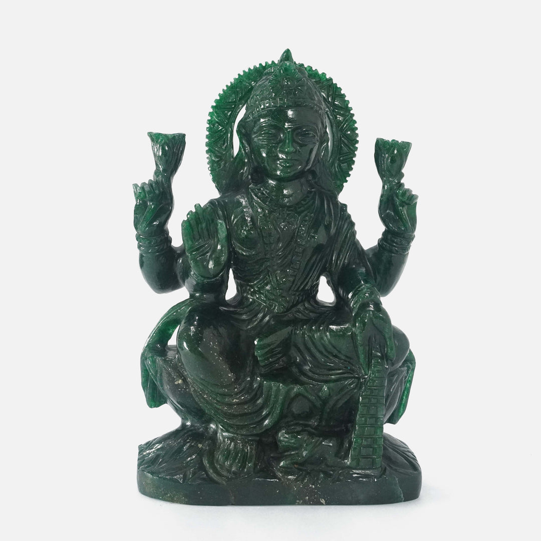 Green Aventurine Lakshmi Idol | 2301-2400 gms