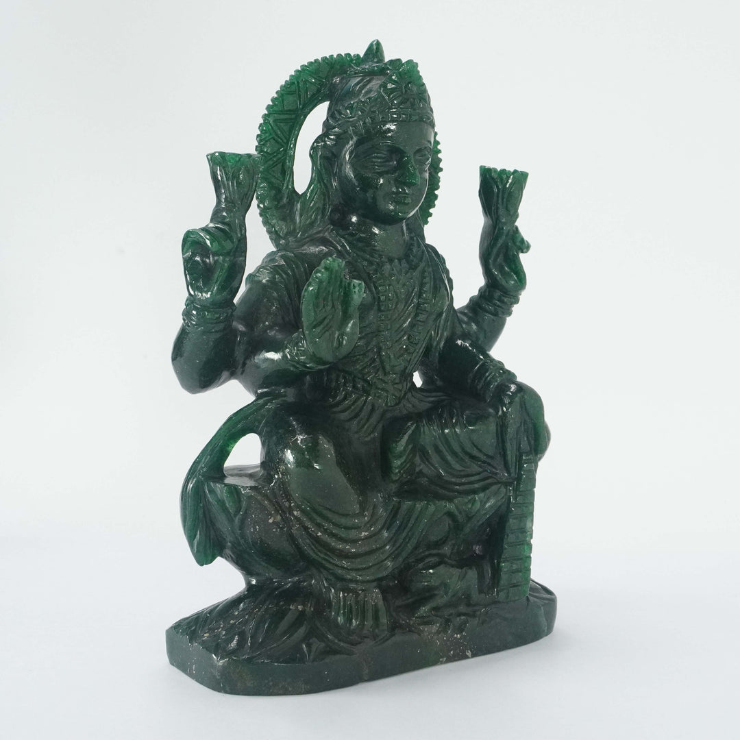 Green Aventurine Lakshmi Idol | 2301-2400 gms