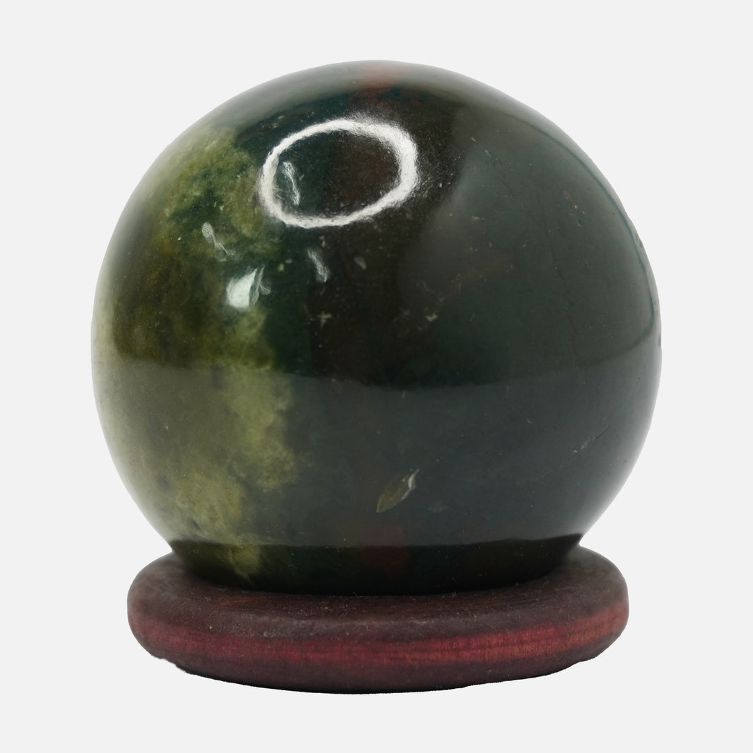 Green Moss Agate Sphere (101-150gms)