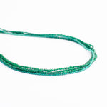 Green Quartz Necklace: Shining Beads 5 Layer