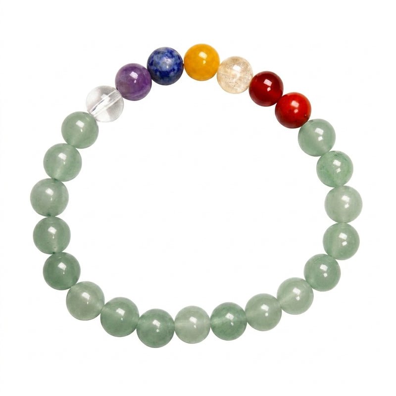 Green Aventurine Bracelet: 7 Chakra Support