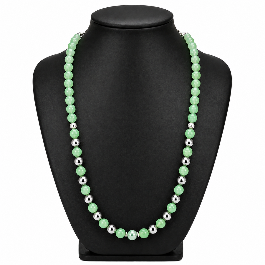Green Aventurine & Hematite Daily Wear Necklace