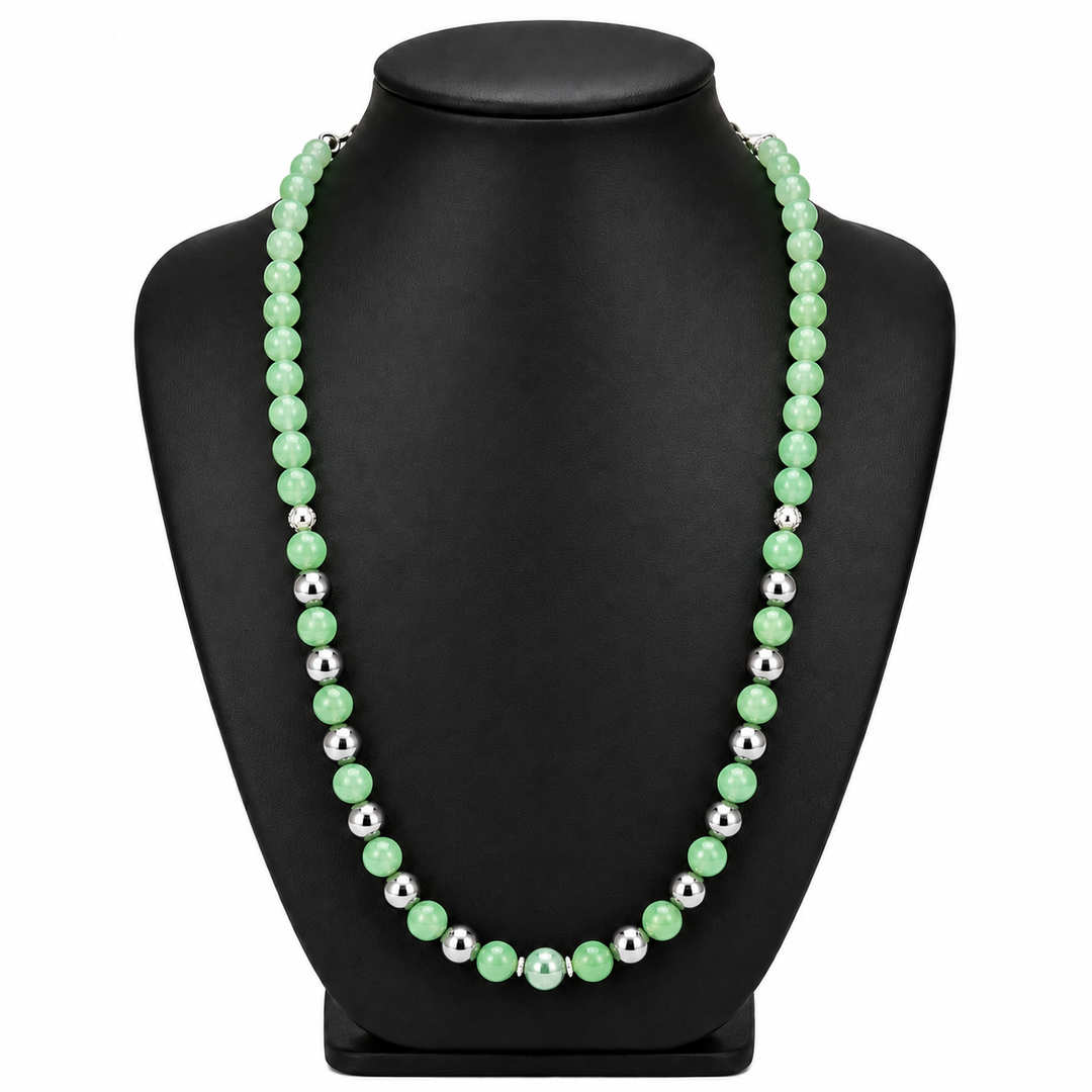 Green Aventurine & Hematite Necklace
