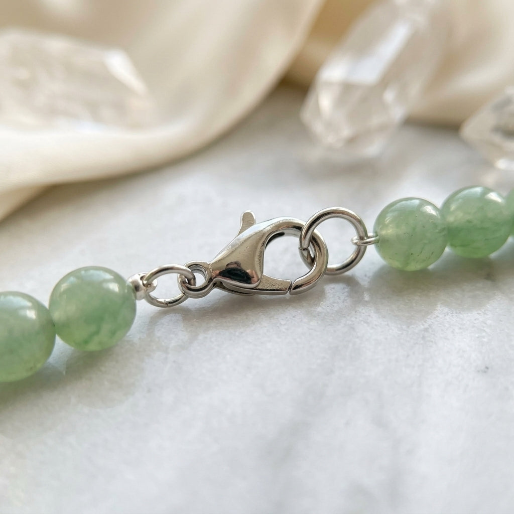 Green Aventurine & Hematite Necklace
