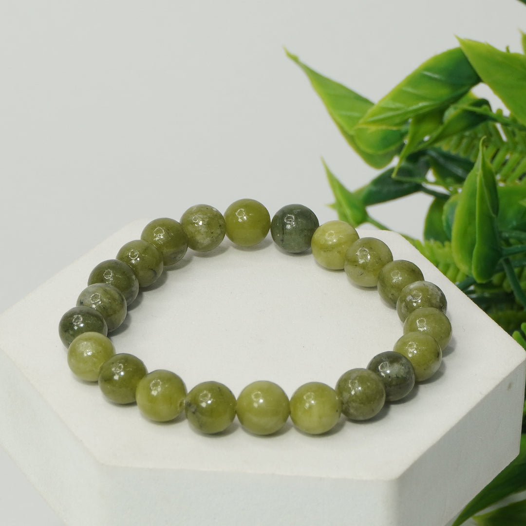 Green Jade Bracelet: Emotional harmony Love Rocks Bracelet