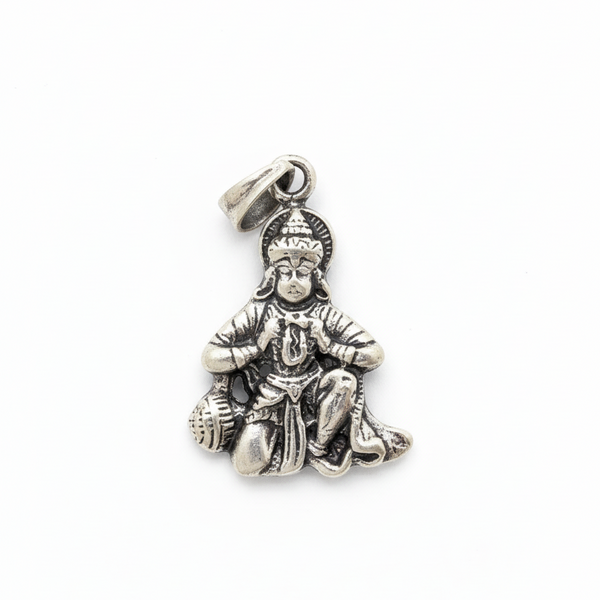 Hanuman_Silver_Pendant