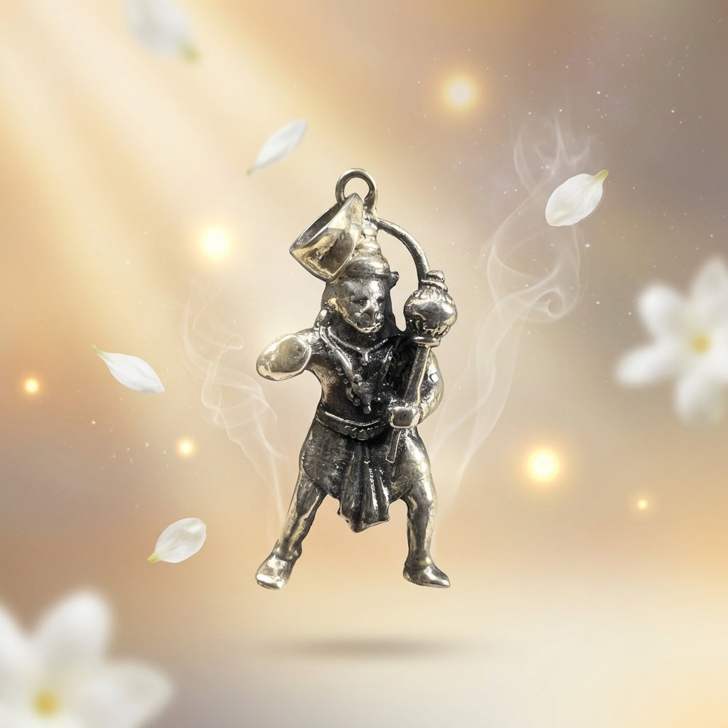 Hanuman Silver Pendant