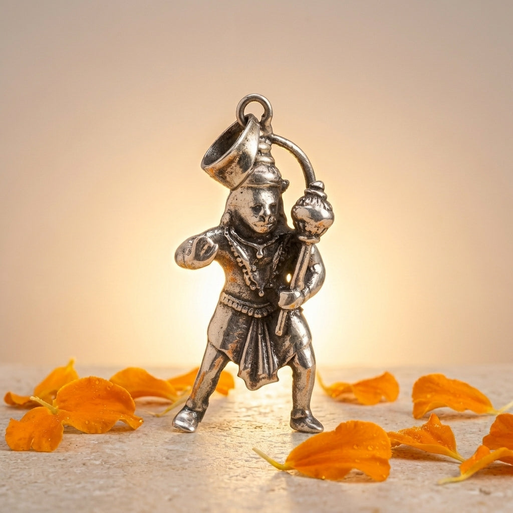 Hanuman Silver pendant