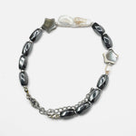 Load image into Gallery viewer, Hematite Bracelet: Star Charm
