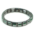 Load image into Gallery viewer, Hematite Bracelet - Square Beads
