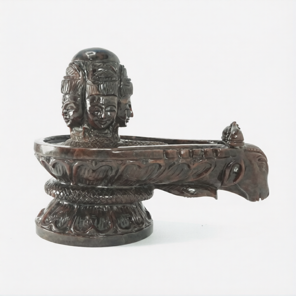 Hessonite Jaldhara Shivalingam : 3701-3800 gms