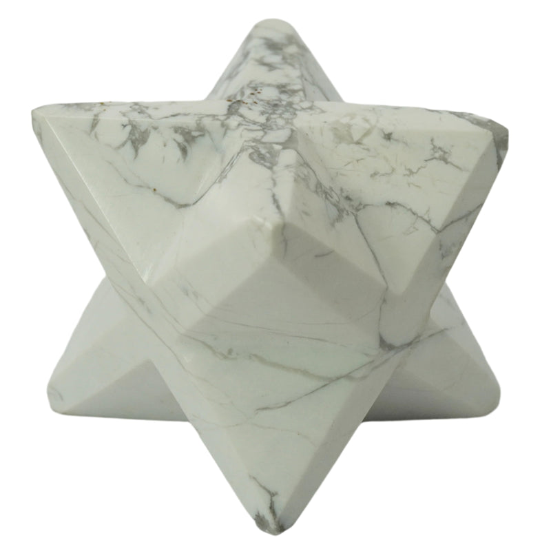 Howlite Merkaba