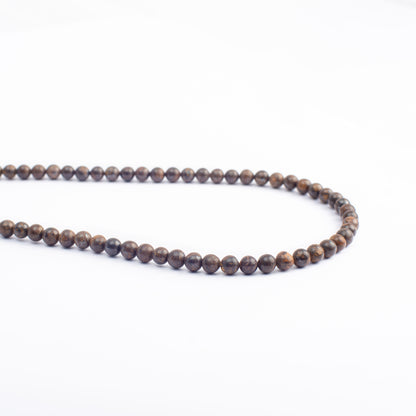 Bronzite Round Plain Beads Japamala 8mm