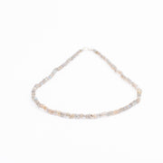 Labradorite Necklace: Light Shade Oval Cut Beads