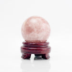 African Rose Quartz Sphere: Self Love