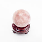 African Rose Quartz Sphere: Self Love