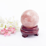 African Rose Quartz Sphere: Self Love