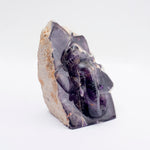 Load image into Gallery viewer, Amethyst Ganesha Idol: Peace and Calm - Face
