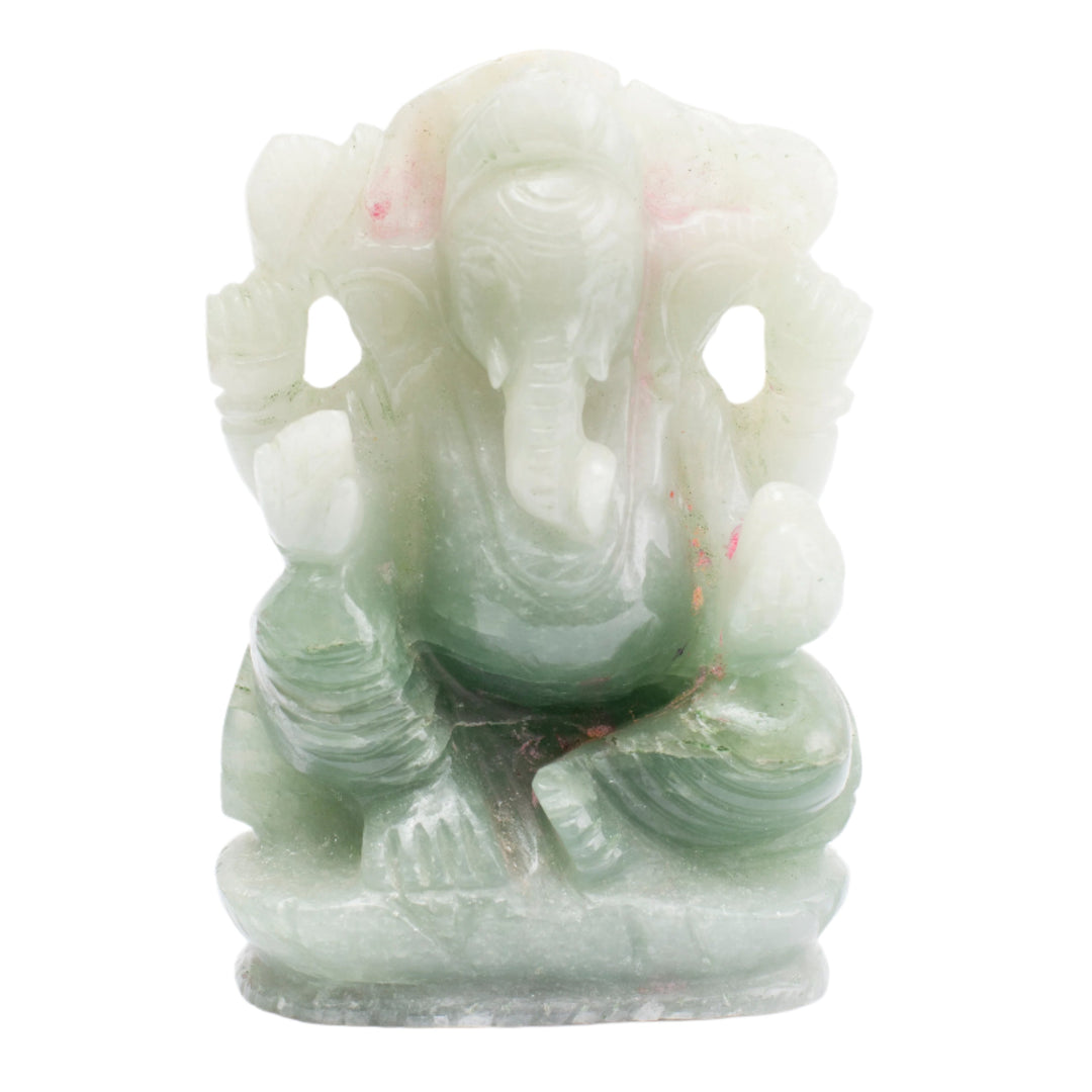 Green Jade Ganesha Idol: Improves Health