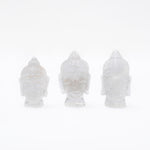 Load image into Gallery viewer, Clear Quartz Buddha Face Idol: Spiritual Awareness | 1-50 gms
