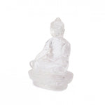 Crystal Clear Quartz Buddha Idol: Spiritual Awareness